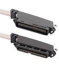 25-PAIR CABLE ASSEMBLY, F-M, 90deg, 25'