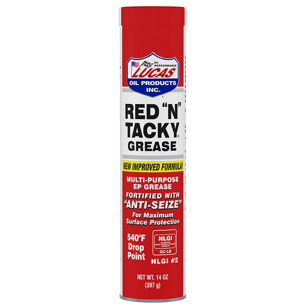 Lucas Oil Red N Tacky Grease - 14 Ounce Tube