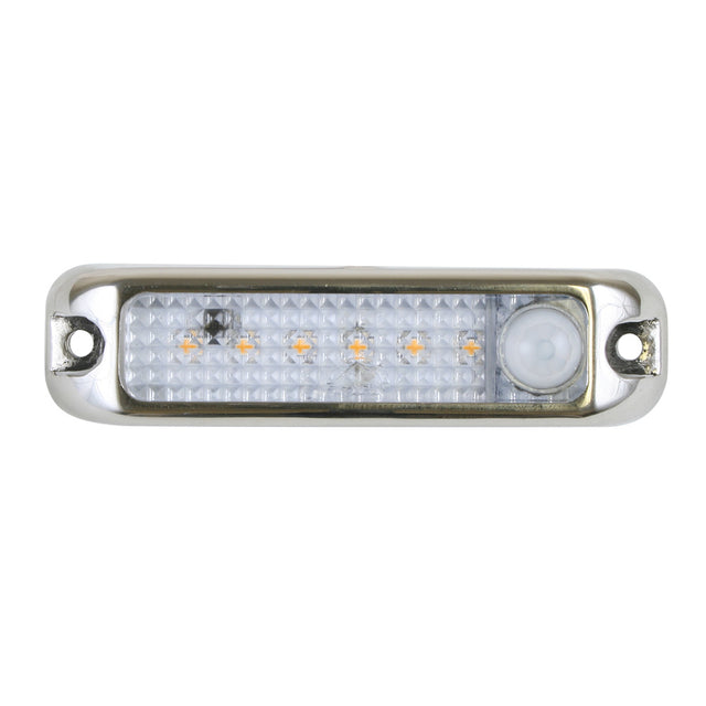 Scandvik 4" Locker Light with Motion Sensor - 10-30V - Stainless Steel