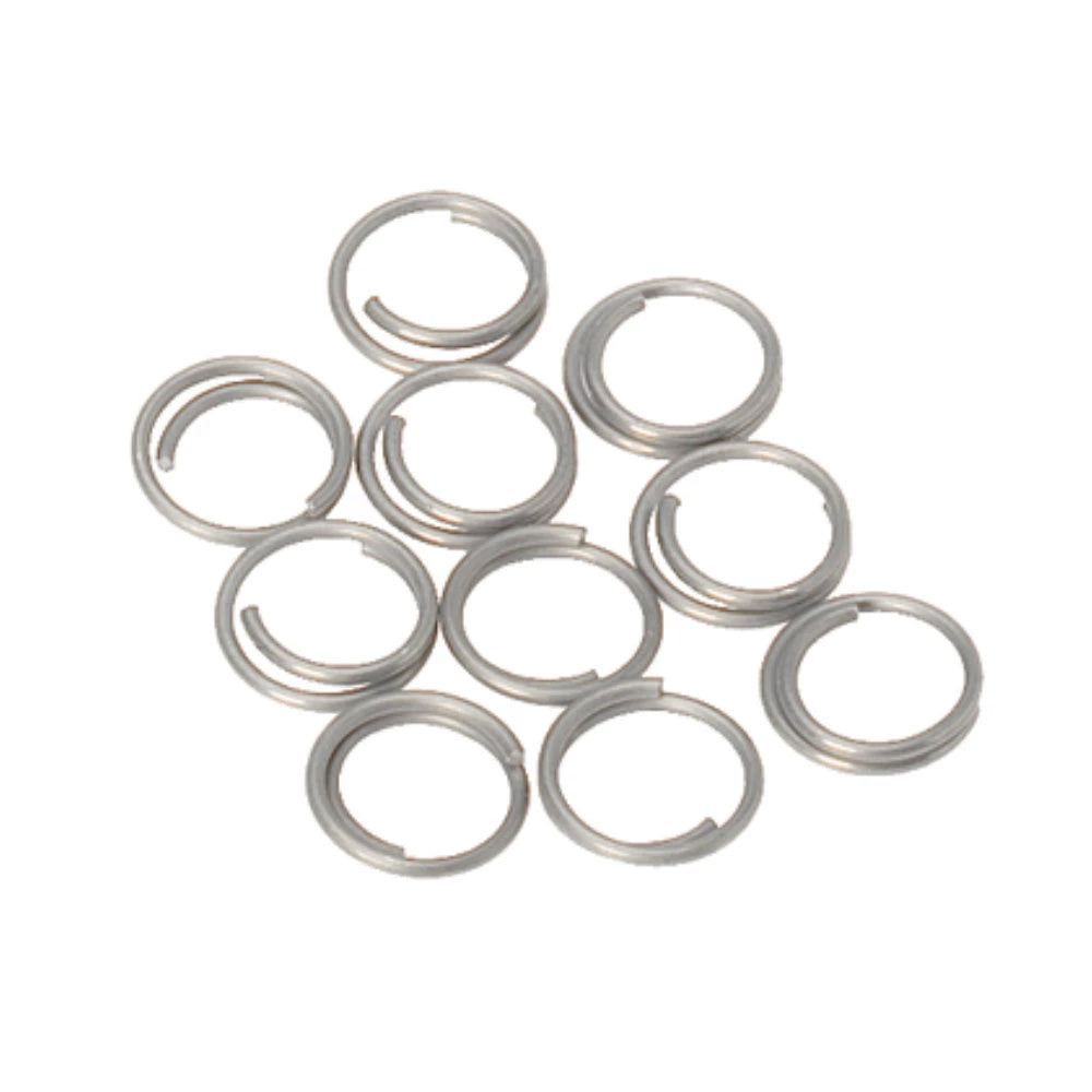 Barton Stainless Steel Split Rings - 10mm - 10-Pack