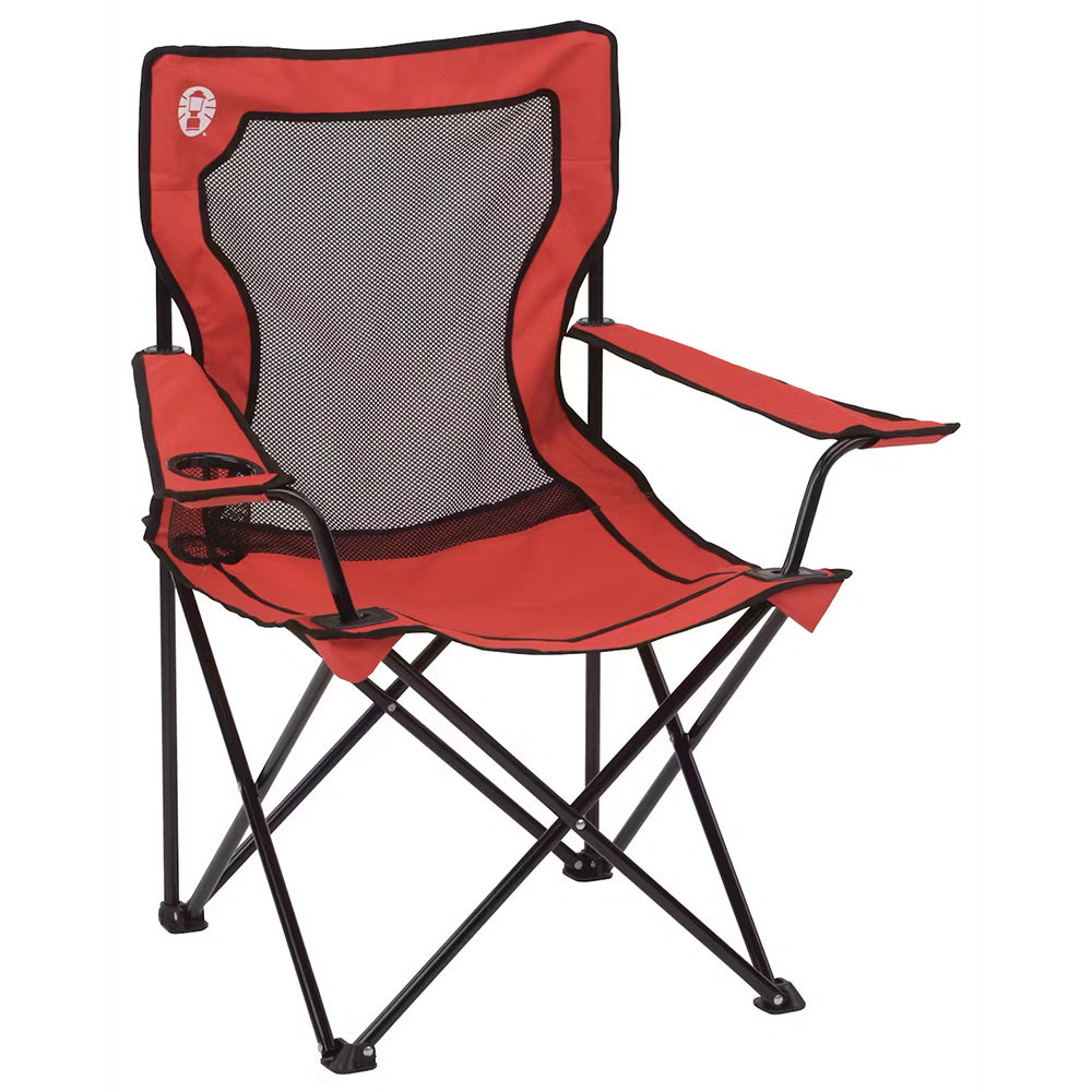 Coleman Broadband™ Mesh Quad Chair - Red