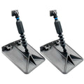 Smart Tabs SX Trim Tabs by Lectrotab 9.5" x 10" f/18'-22' Boats w/80lb Actuators - 150-240HP - Gunmetal Grey