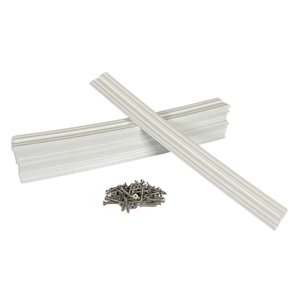 Caliber Marine Slides 1.5"x15" White *10-Pack