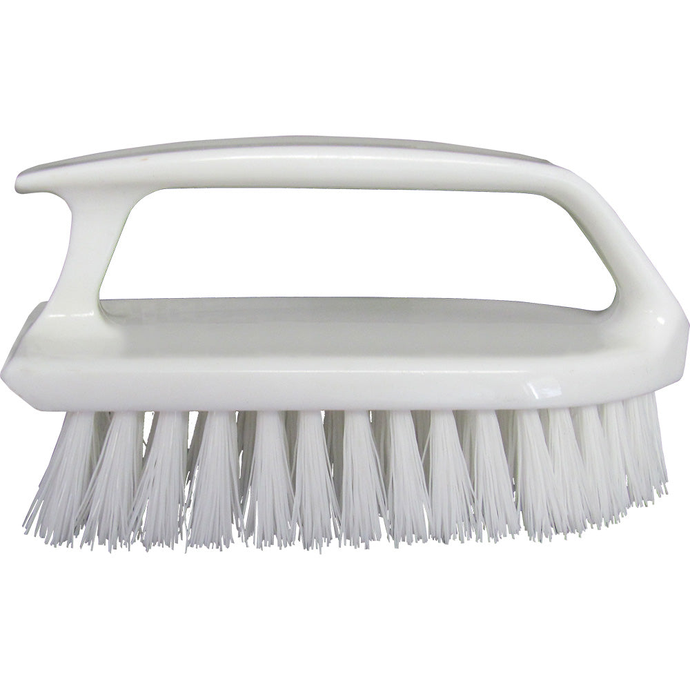 Star brite Heavy-Duty Hand Scrub Brush - 6" Stiff Bristle Cleaning Tool
