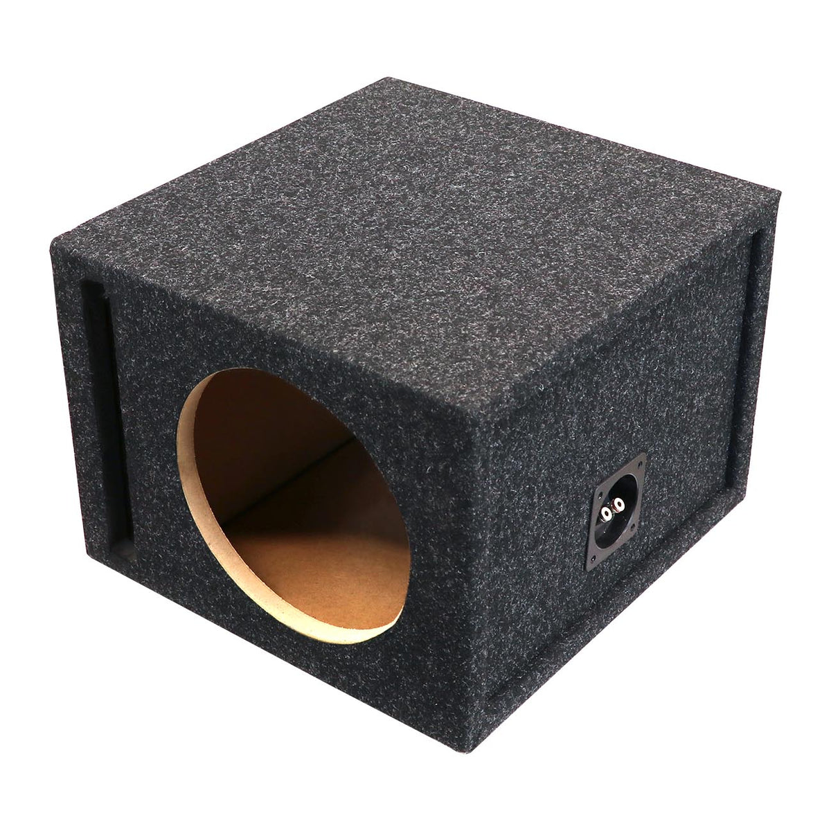 Atrend Single 12" Vented Woofer Enclosure - Charcoal Carpet Covering