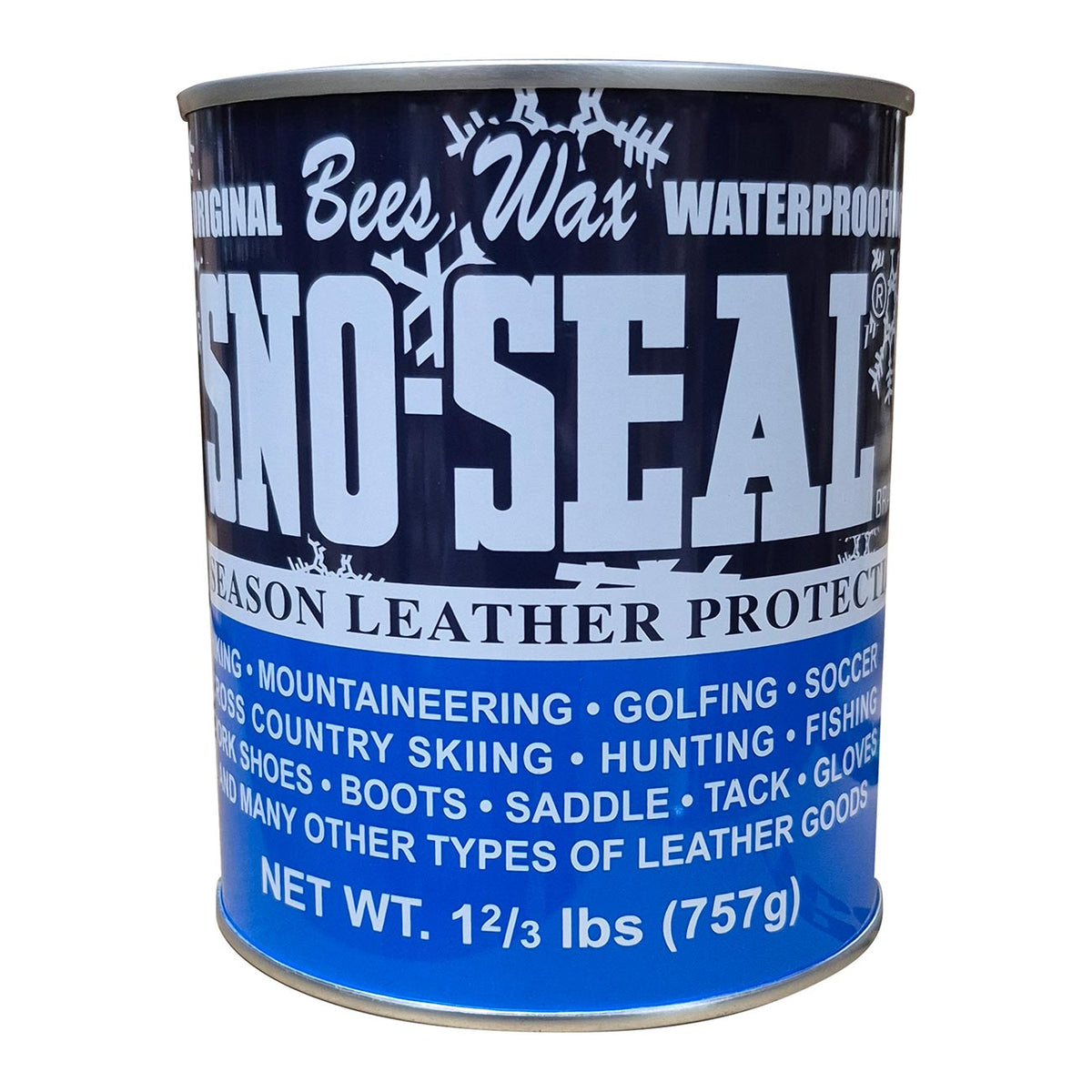 Atsko Sno-Seal Original Beeswax Waterproofing Seasonal Leather Protection (1 Quart Can)