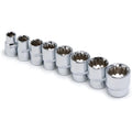 Titan 3/8" Drive SAE Spline Socket Set (8 Piece)