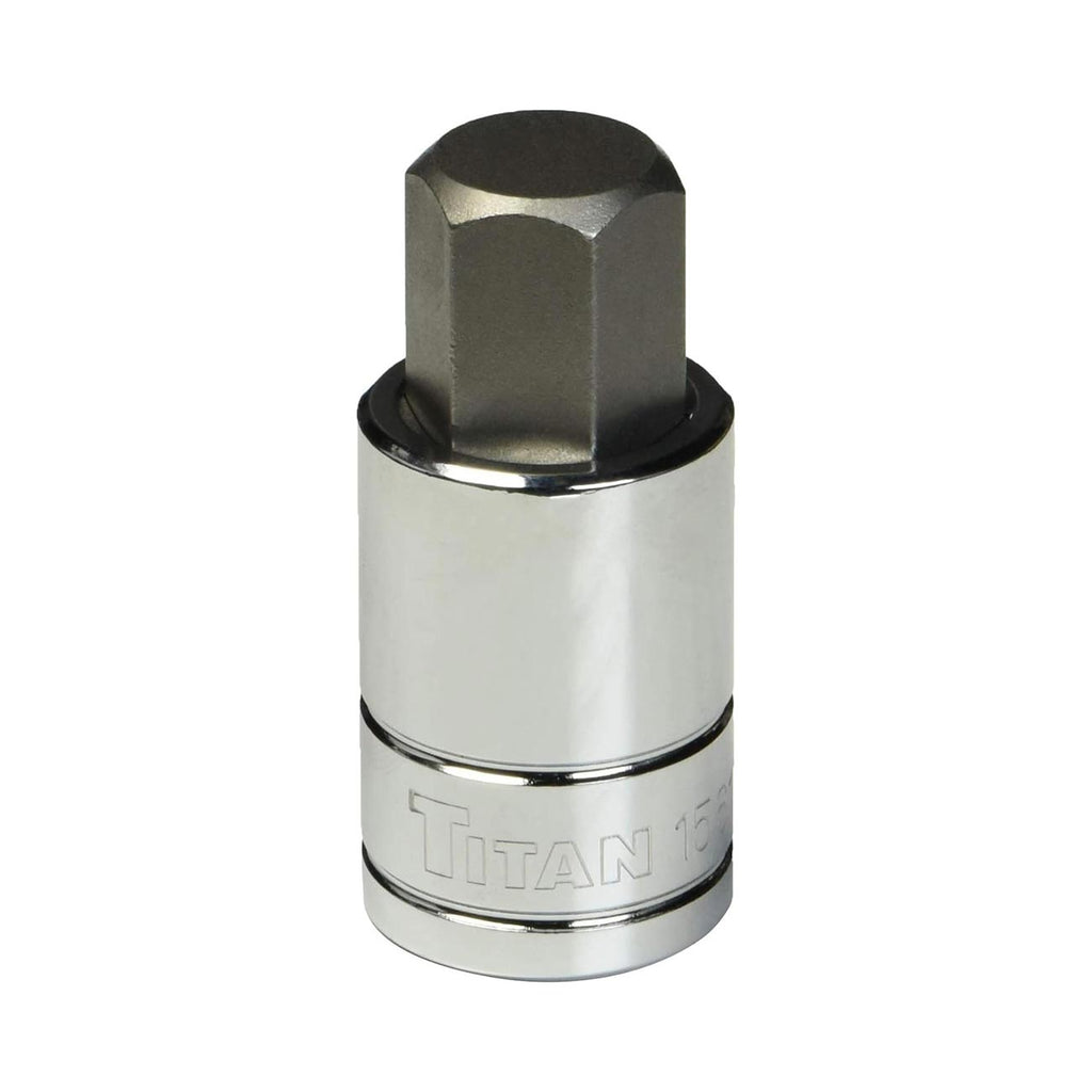 Titan 17mm Hex Bit Socket with 1/2" Drive
