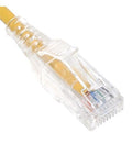 PATCH CORD, CAT 6 SLIM CLEAR SR 5FT YL