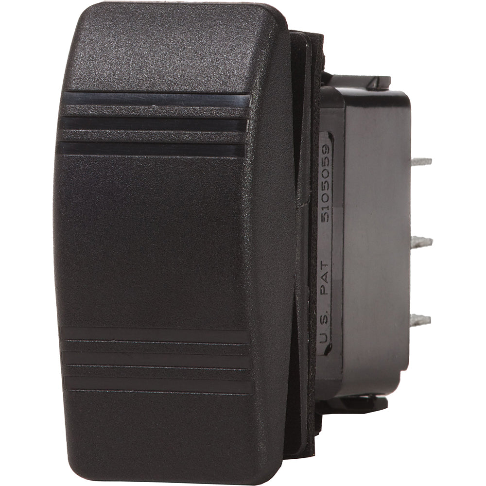 Blue Sea 8292 Water Resistant Contura III Switch - OFF-(ON) - Black