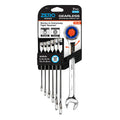 Zero Degree Metric Ultra-Precise Gearless Ratchet Wrench Set (7-Piece)
