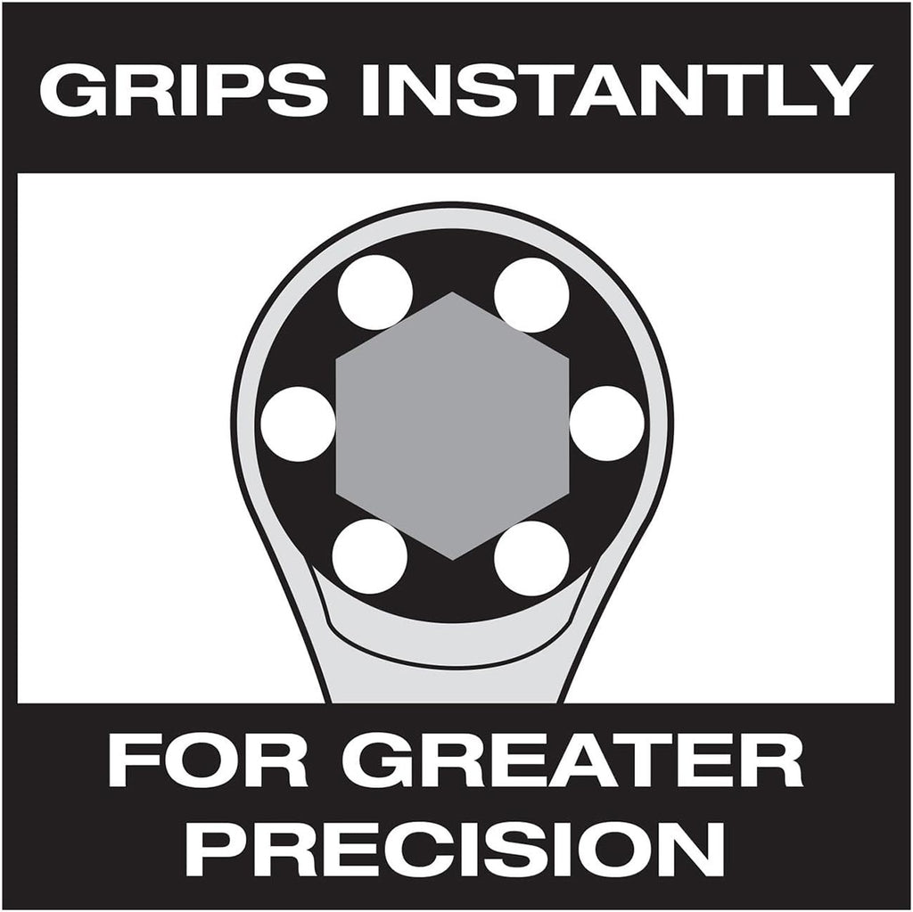Zero Degree Metric Ultra-Precise Gearless Ratchet Wrench Set (7-Piece)
