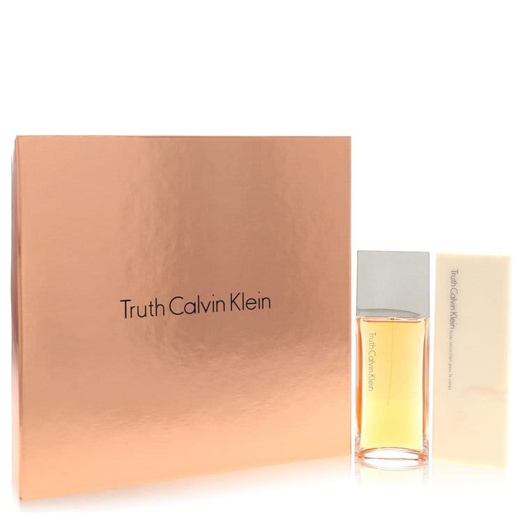 Truth by Calvin Klein Gift Set -- 1.7 oz Eau De Parfum Spray + 3.4 oz Body Lotion (Women)