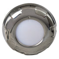 Lumitec Aurora - LED Dome Light - Polished SS Finish - 2-Color White/Blue Dimming