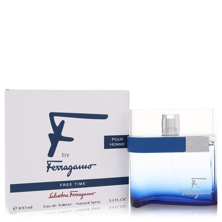 F Free Time by Salvatore Ferragamo Eau De Toilette Spray 3.4 oz (Men)