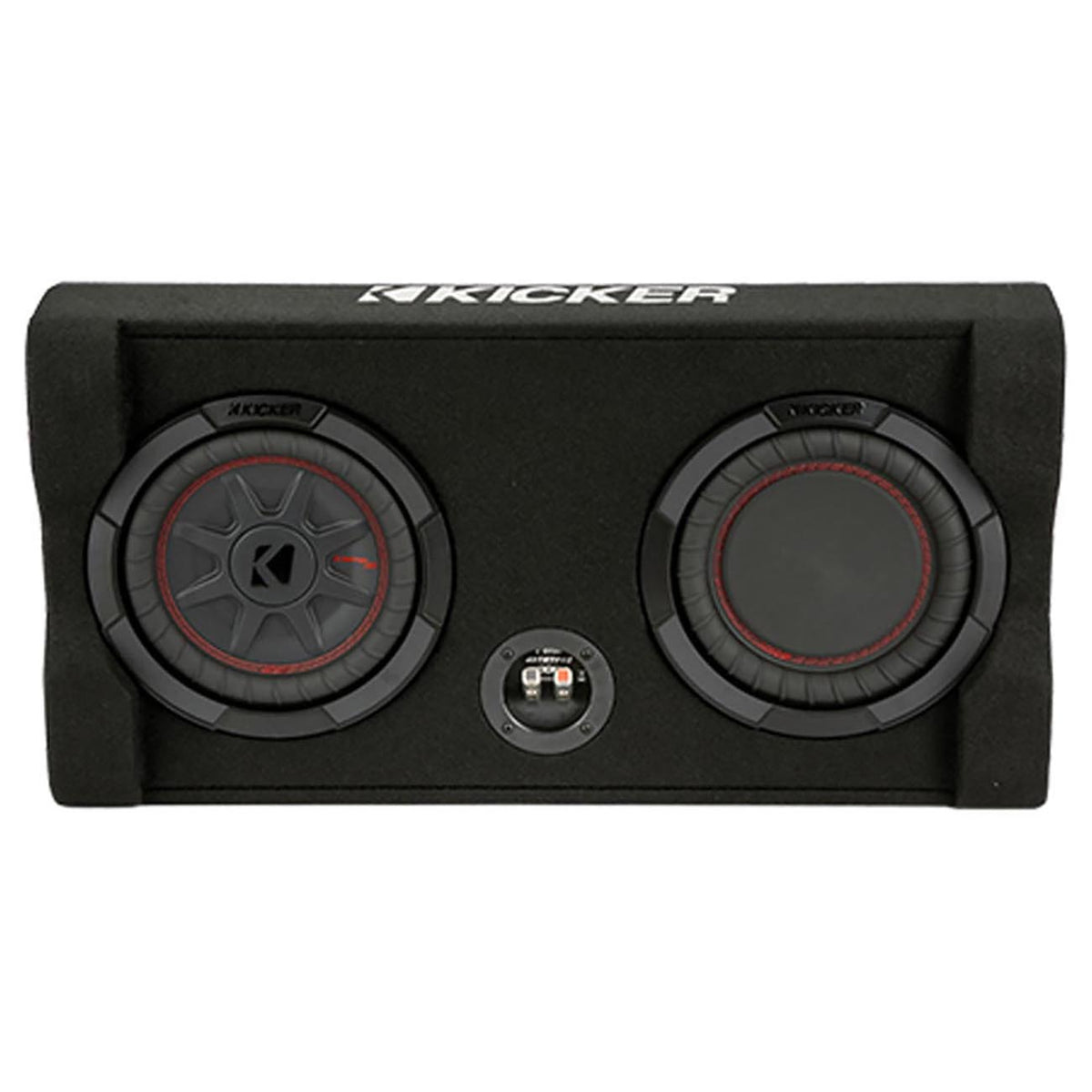 Kicker 8" Thin Down Firing Subwoofer and Passive Radiator Enclosure