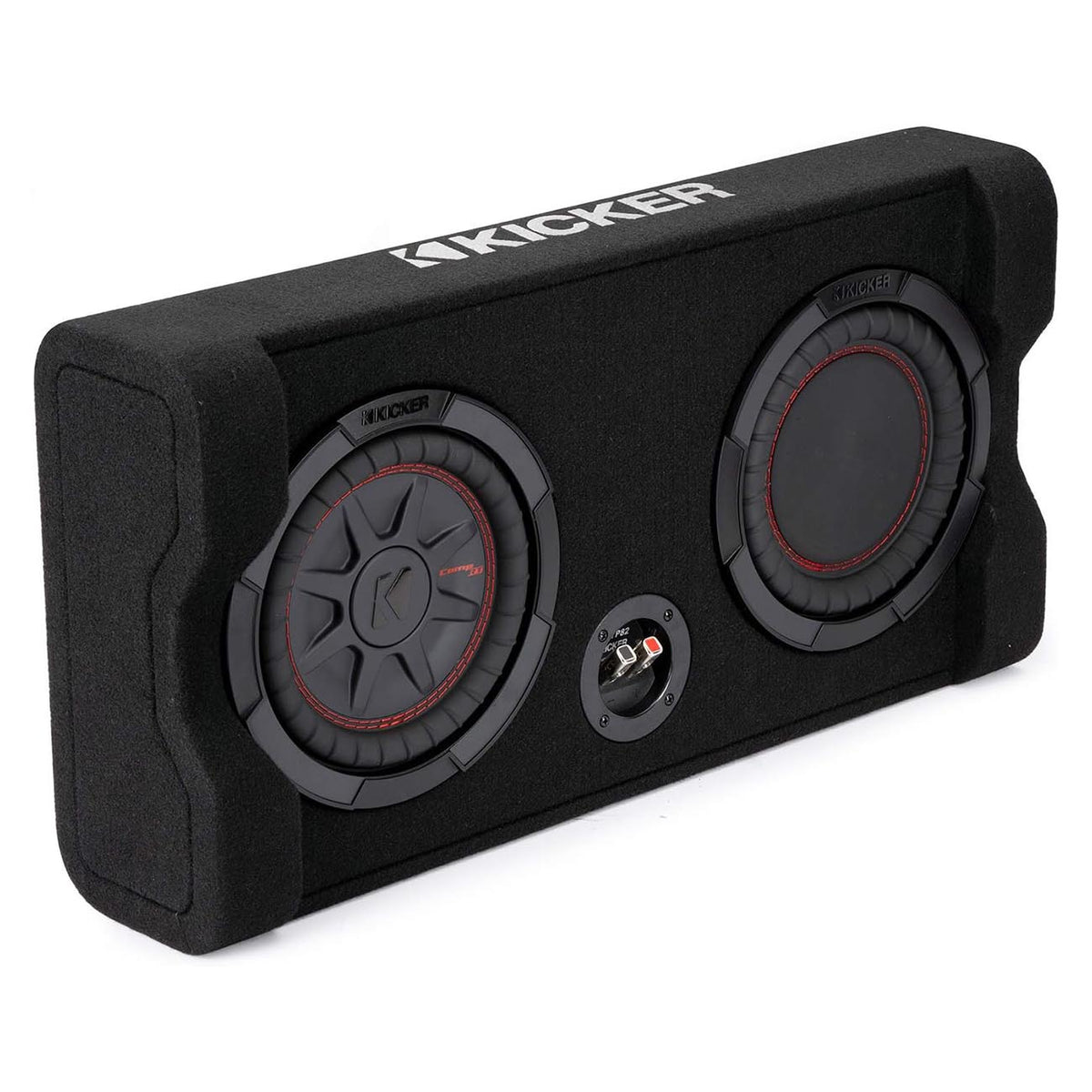 Kicker 8" Thin Down Firing Subwoofer and Passive Radiator Enclosure