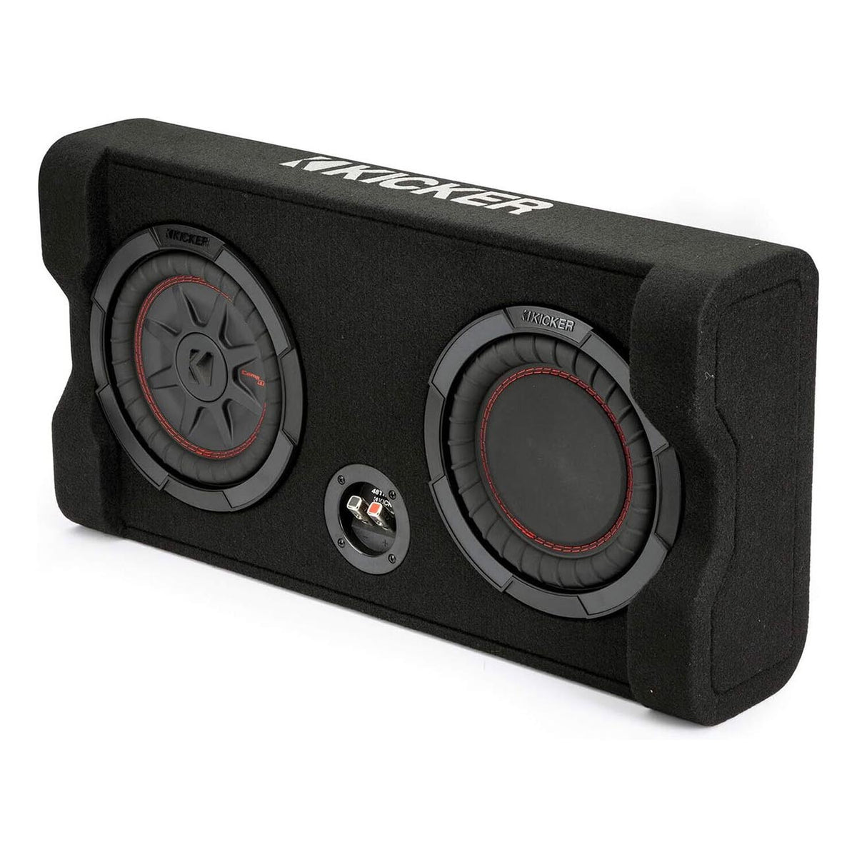 Kicker 8" Thin Down Firing Subwoofer and Passive Radiator Enclosure