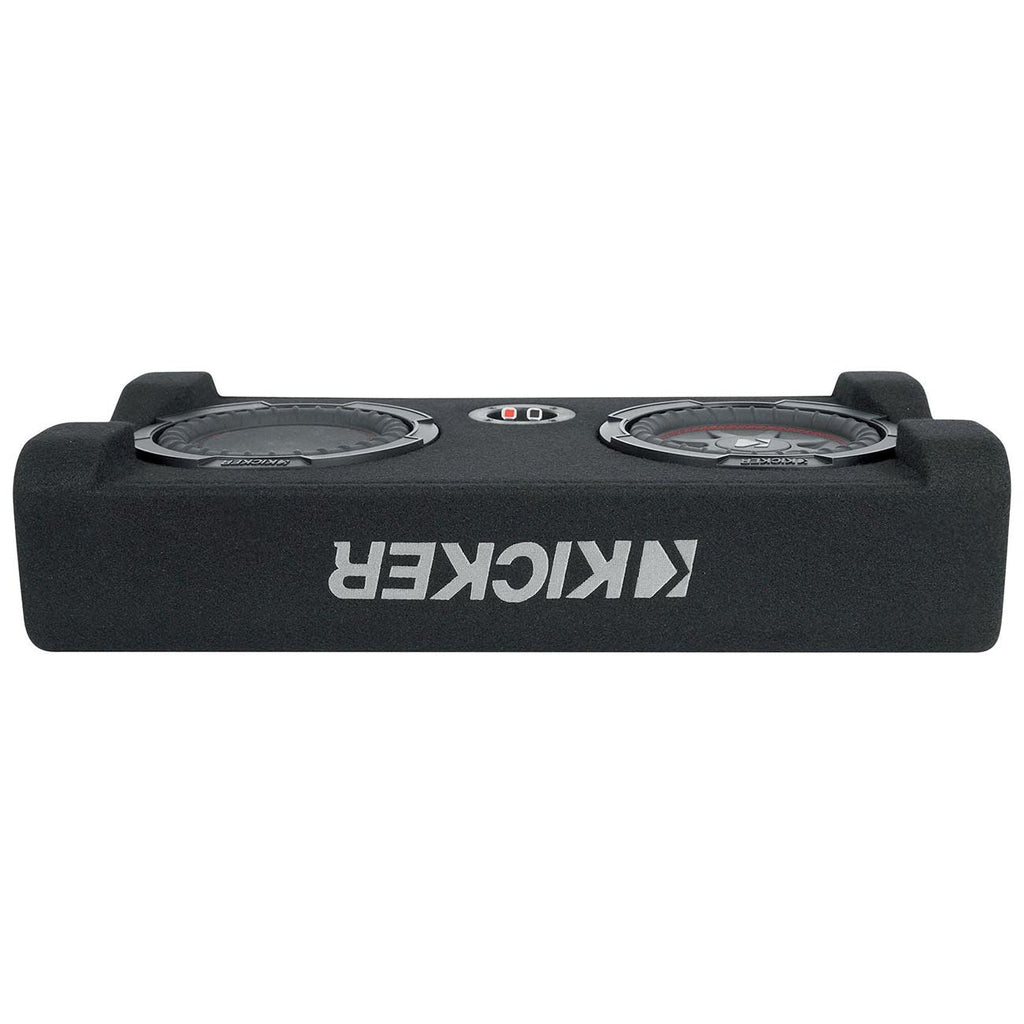 Kicker 8" Thin Down Firing Subwoofer and Passive Radiator Enclosure