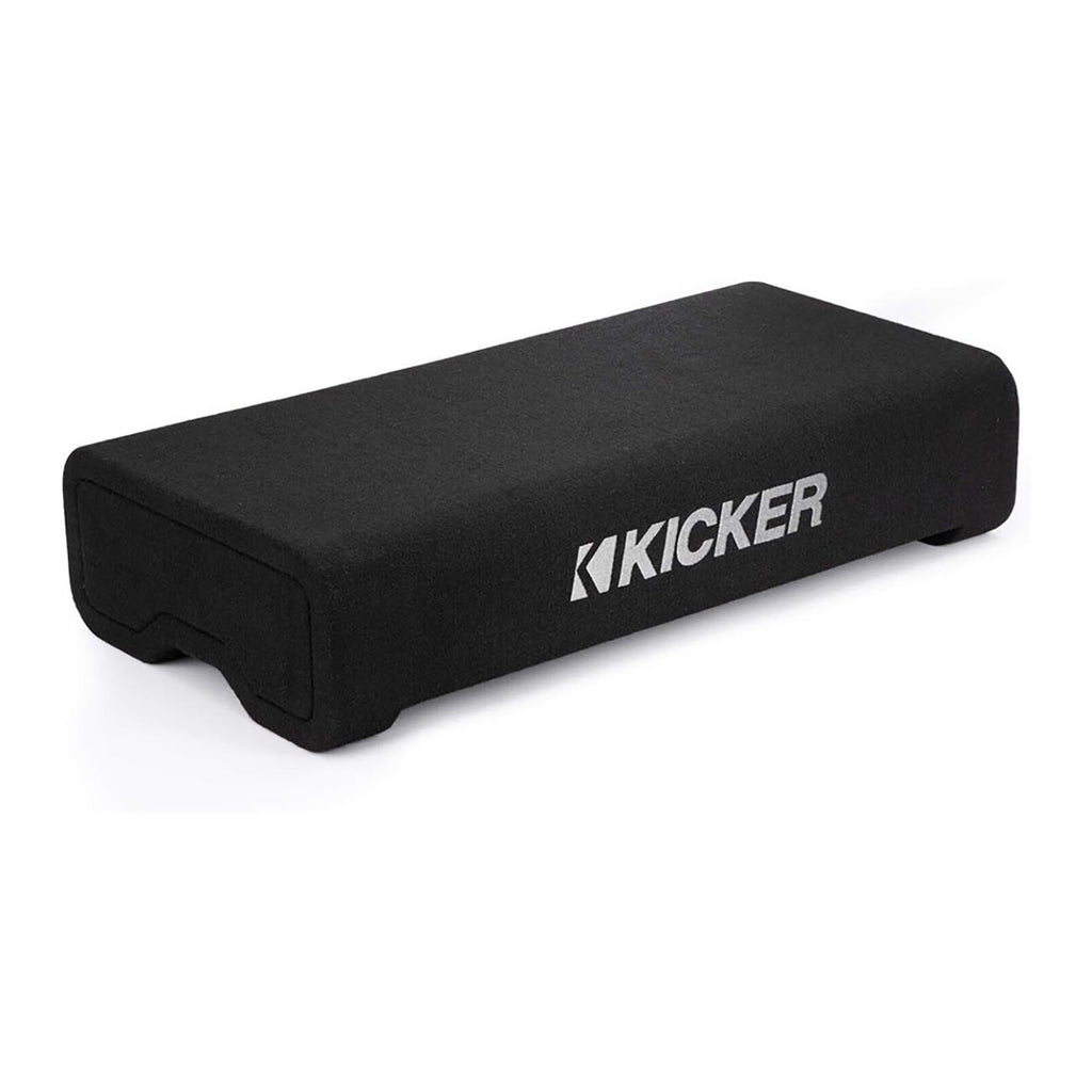 Kicker 8" Thin Down Firing Subwoofer and Passive Radiator Enclosure