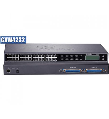 32 FXS, 1 GigE, near HD quality audio