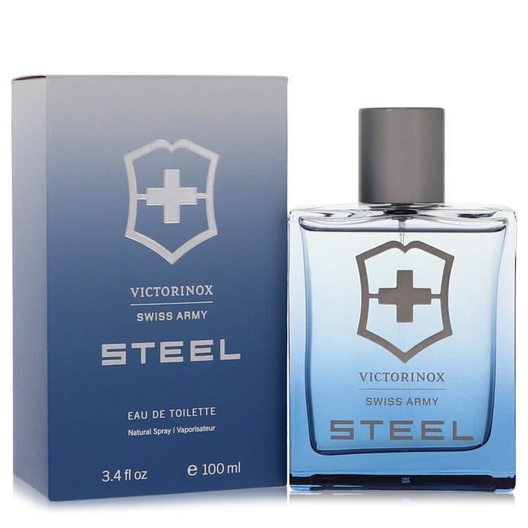 Swiss Army Steel by Victorinox Eau De Toilette Spray 3.4 oz (Men)