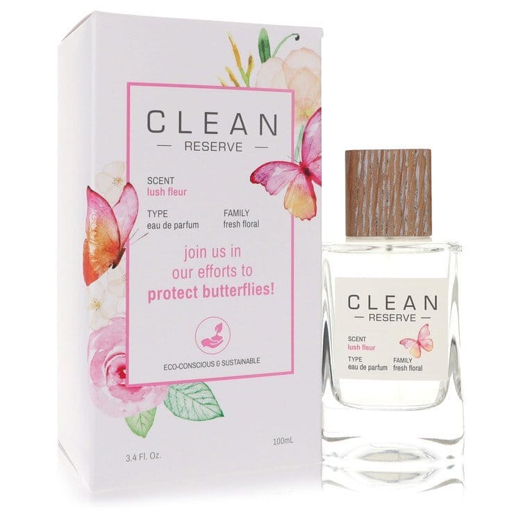 Clean Reserve Lush Fleur by Clean Eau De Parfum Spray (Butterfly Edition) 3.4 oz (Women)