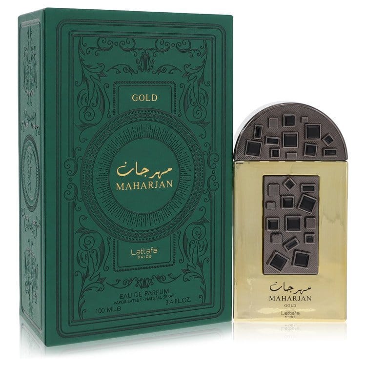 Lattafa Pride Maharjan Gold by Lattafa Eau De Parfum Spray (Unisex) 3.4 oz (Men)