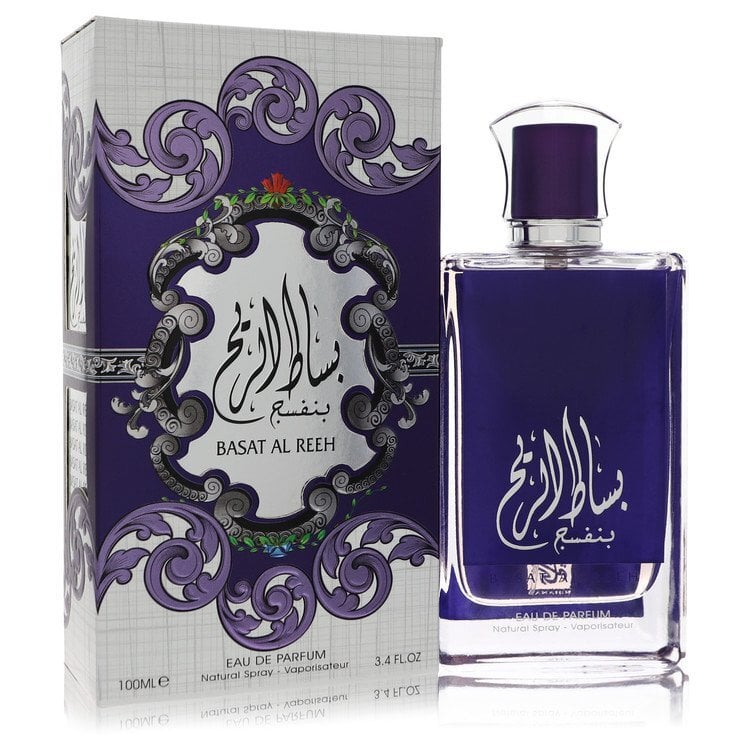 Rihanah Basat Al Reeh Purple by Rihanah Eau De Parfum Spray (Unisex) 3.4 oz (Men)