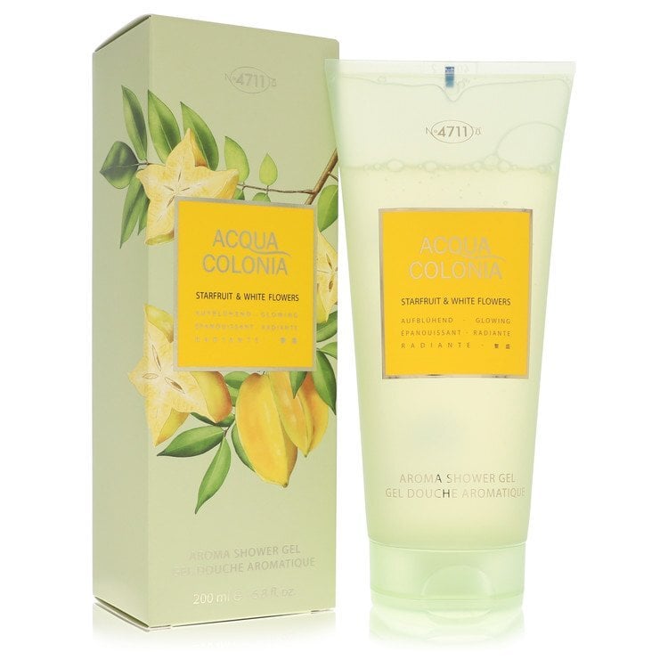 4711 Acqua Colonia Starfruit & White Flowers by 4711 Shower Gel (Unisex) 6.8 oz (Women)
