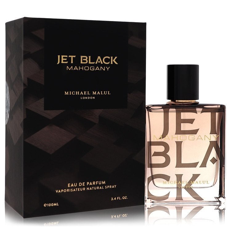 Jet Black Mahogany by Michael Malul Eau De Parfum Spray 3.4 oz (Men)