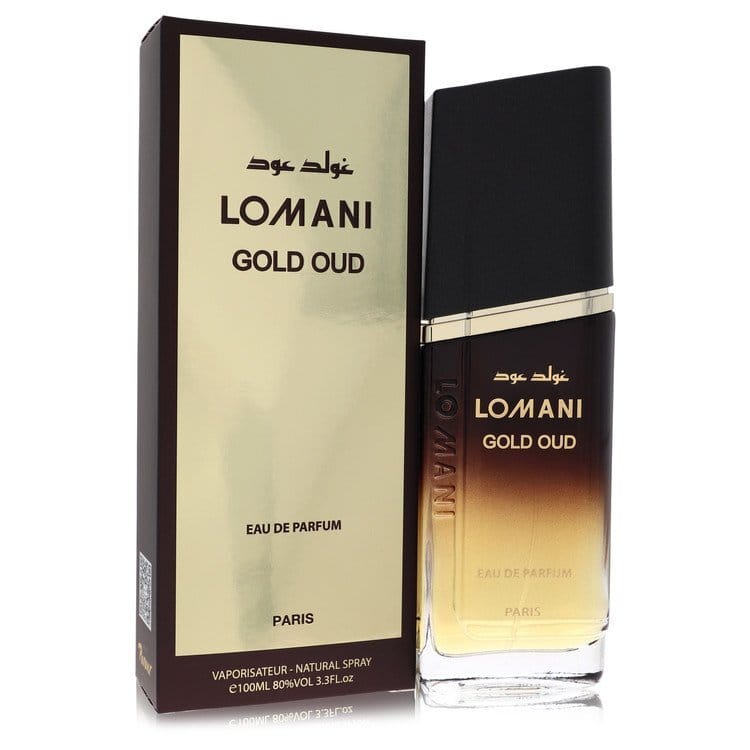 Lomani Gold Oud by Lomani Eau De Parfum Spray 3.3 oz (Men)