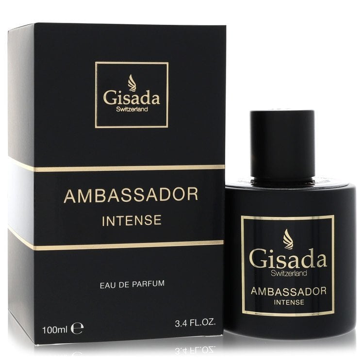 Gisada Ambassador Intense by Gisada Eau De Parfum Spray 3.4 oz (Men)