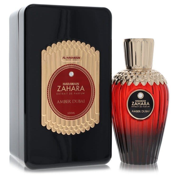 Al Haramain Zahara Amber Dubai by Al Haramain Extrait De Parfum Spray 3.33 oz (Men)