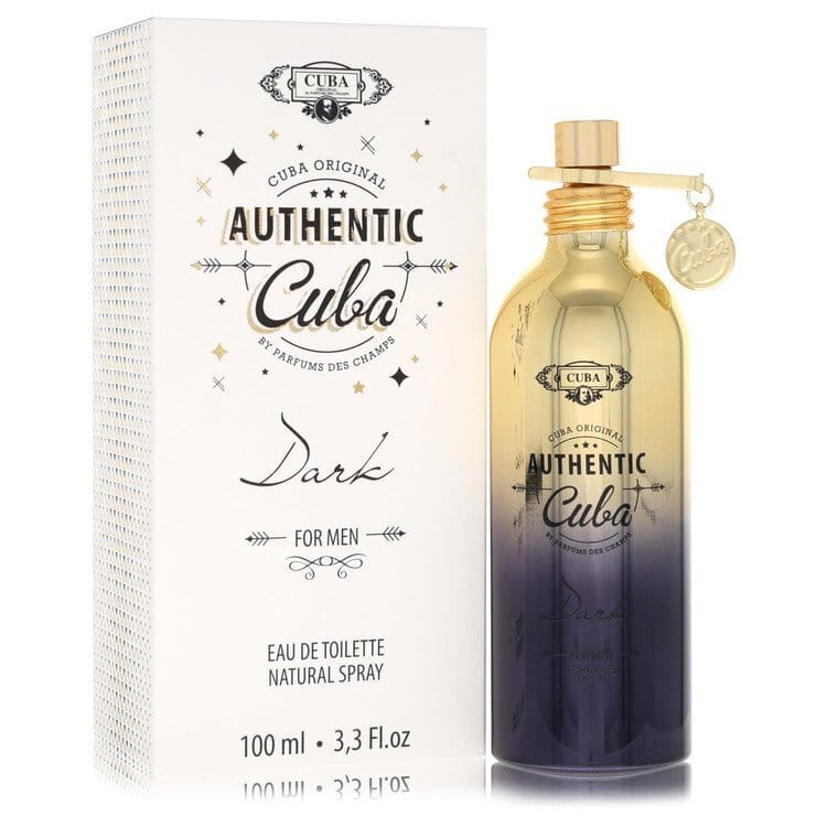 Cuba Authentic Dark by Fragluxe Eau De Toilette Spray 3.3 oz (Men)