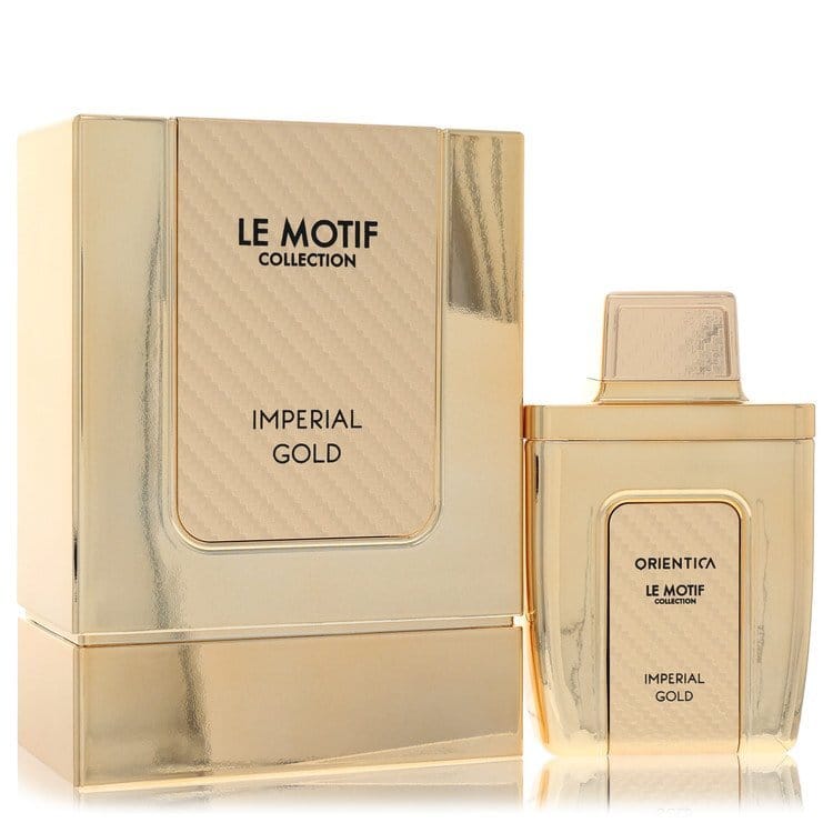 Orientica Le Motif Imperial Gold by Orientica Eau De Parfum Spray 2.9 oz (Men)