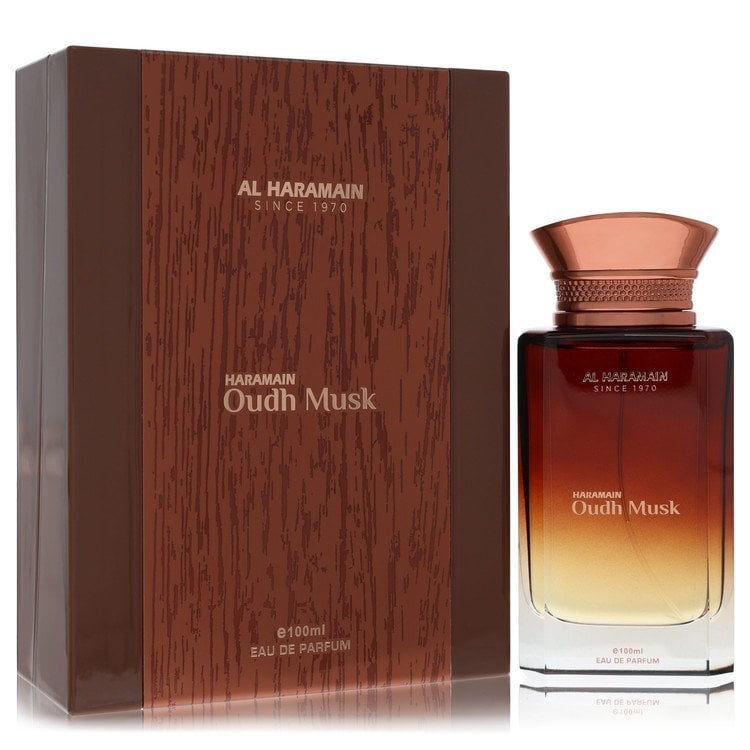 Al Haramain Oudh Musk by Al Haramain Eau De Parfum Spray 3.33 oz (Men)
