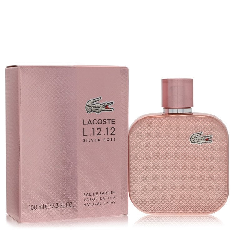 Lacoste Eau De Lacoste L.12.12 Silver Pink by Lacoste Eau De Parfum Spray 3.3 oz (Women)
