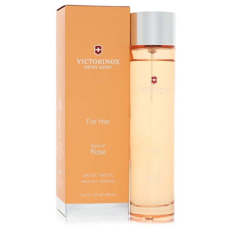 Swiss Army for Her Apricot Rose by Victorinox Eau De Toilette Spray 3.4 oz (Women)