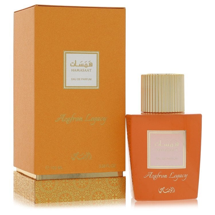 Rasasi Hamasaat Azafron Legacy by Rasasi Eau De Parfum Spray 3.38 oz (Men)