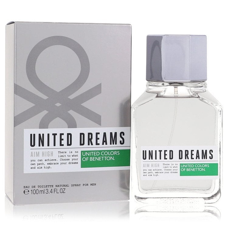 United Dreams Aim High by Benetton Eau De Toilette Spray 6.7 oz (Men)