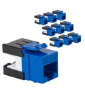 MODULE, CAT6A, HD, 10 PK, BLUE