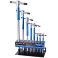 Powerbuilt Metric T-Handle Hex Key Wrench Set with Storage Rack (8 Piece Set)