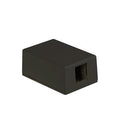 SURFACE MOUNT BOX, 1-PORT, BLACK
