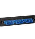 ADAPTER PANEL, 3 DUPLEX SC, 6F, BLUE, SM