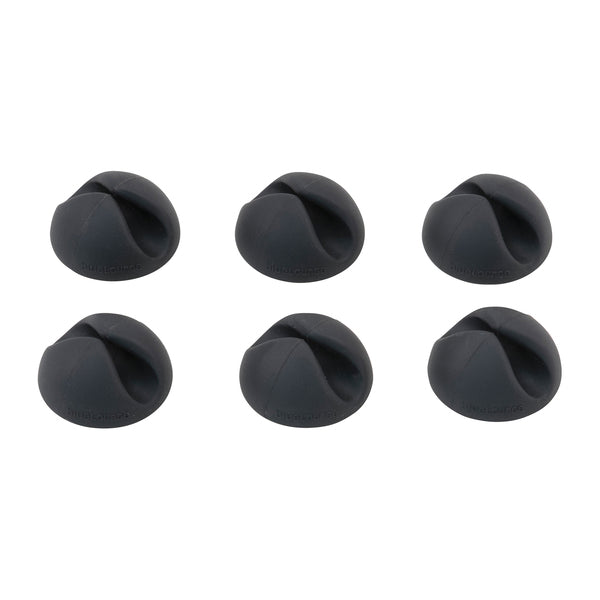 BLUELOUNGE(R) 6PK CBLDRP CBL RTR BLK