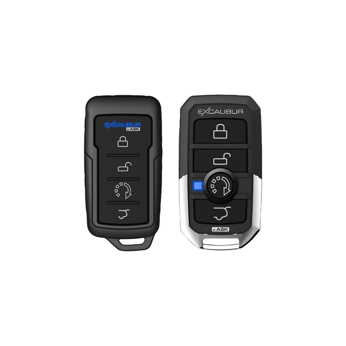 Excalibur 1-Way Car Alarm System with Remote Start – 1500 Foot Range