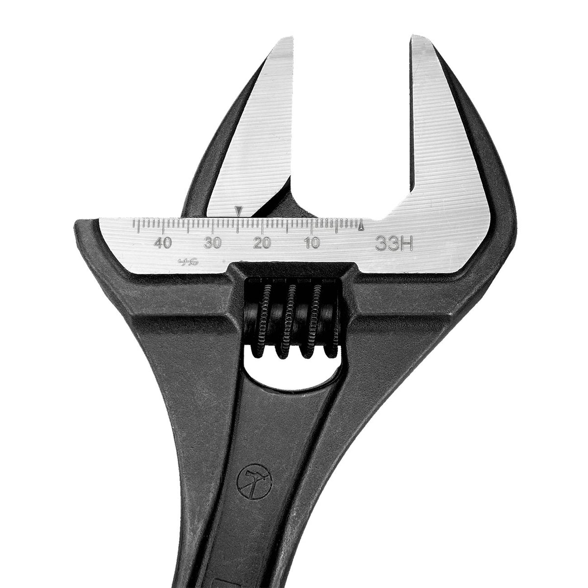 Bahco 10" Wide Jaw Adjustable Wrench with Valve-Persuader Hook