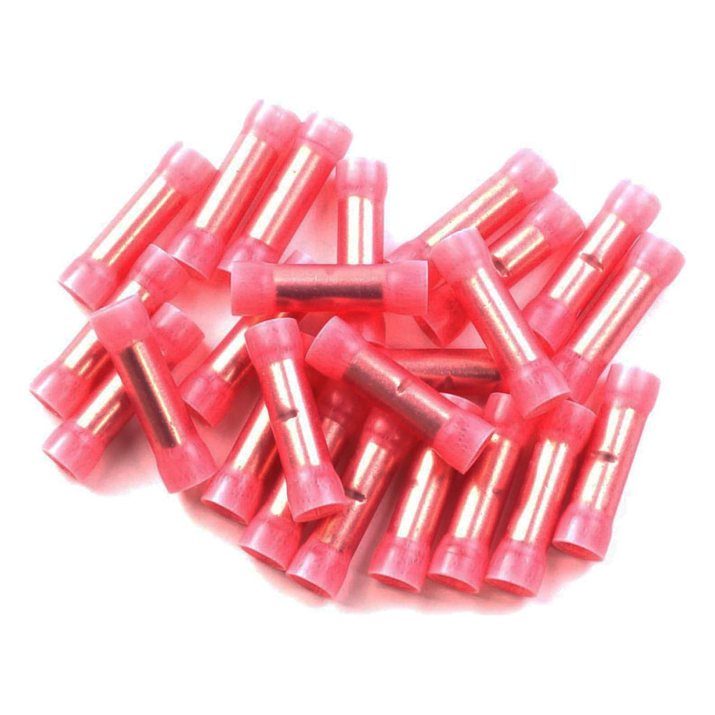 XScorpion Butt Crimp Connectors 8 ga. - Red (25 pack)