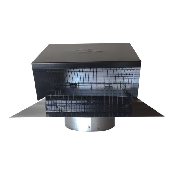 BUILDER'S BEST(R) 6IN ROOF CAP BLK COLLAR